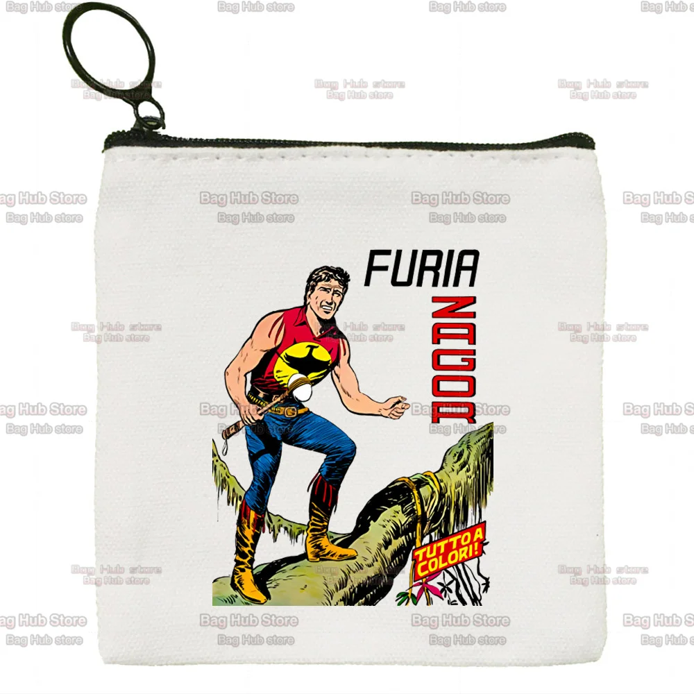 Zagor Canvas Card Coin Purse Female Cute Simple Coin Mini Zipper Bag Kids Purses Coin Pouch