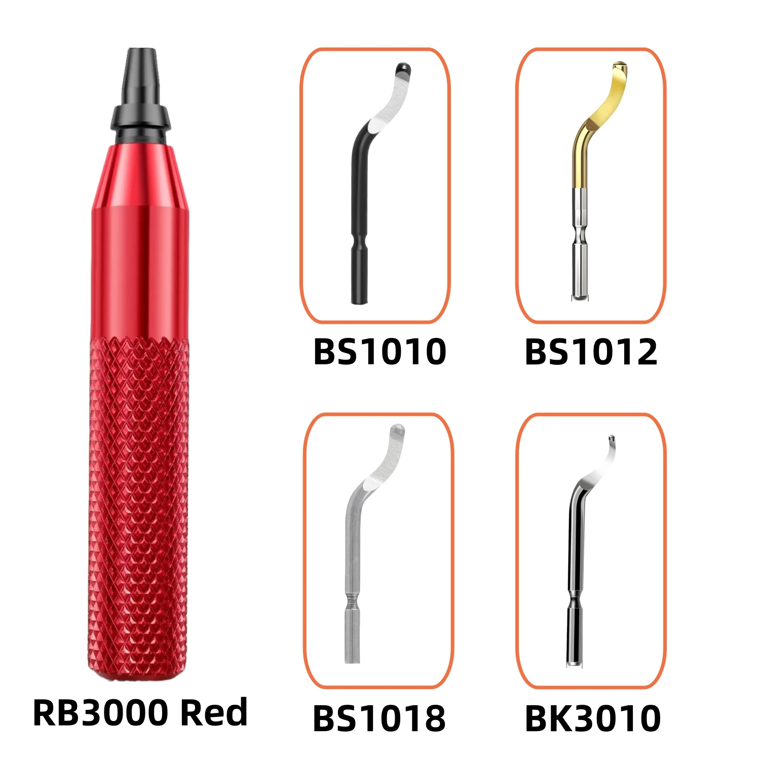 

Набор из 4 вращающихся лезвий для снятия заусенцев BS