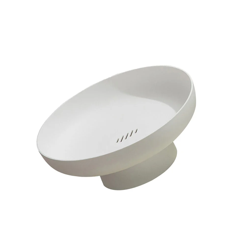 

Fruit Tray High Base Basket Cupcake Container Serving Dessert Storage Stand Plastic Decorative Holder Vegetable Rack