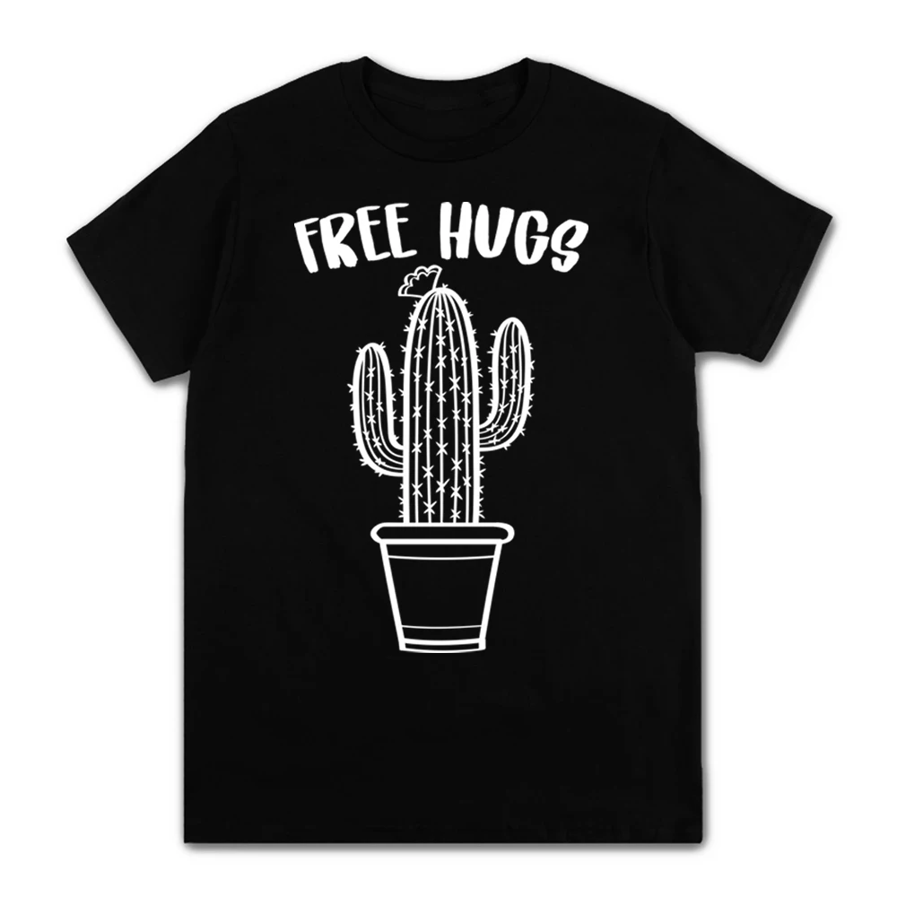

Футболка мужская с забавным мультяшным КАКТУСОМ и графическим принтом, Модный хлопковый топ с круглым вырезом и коротким рукавом, на лето