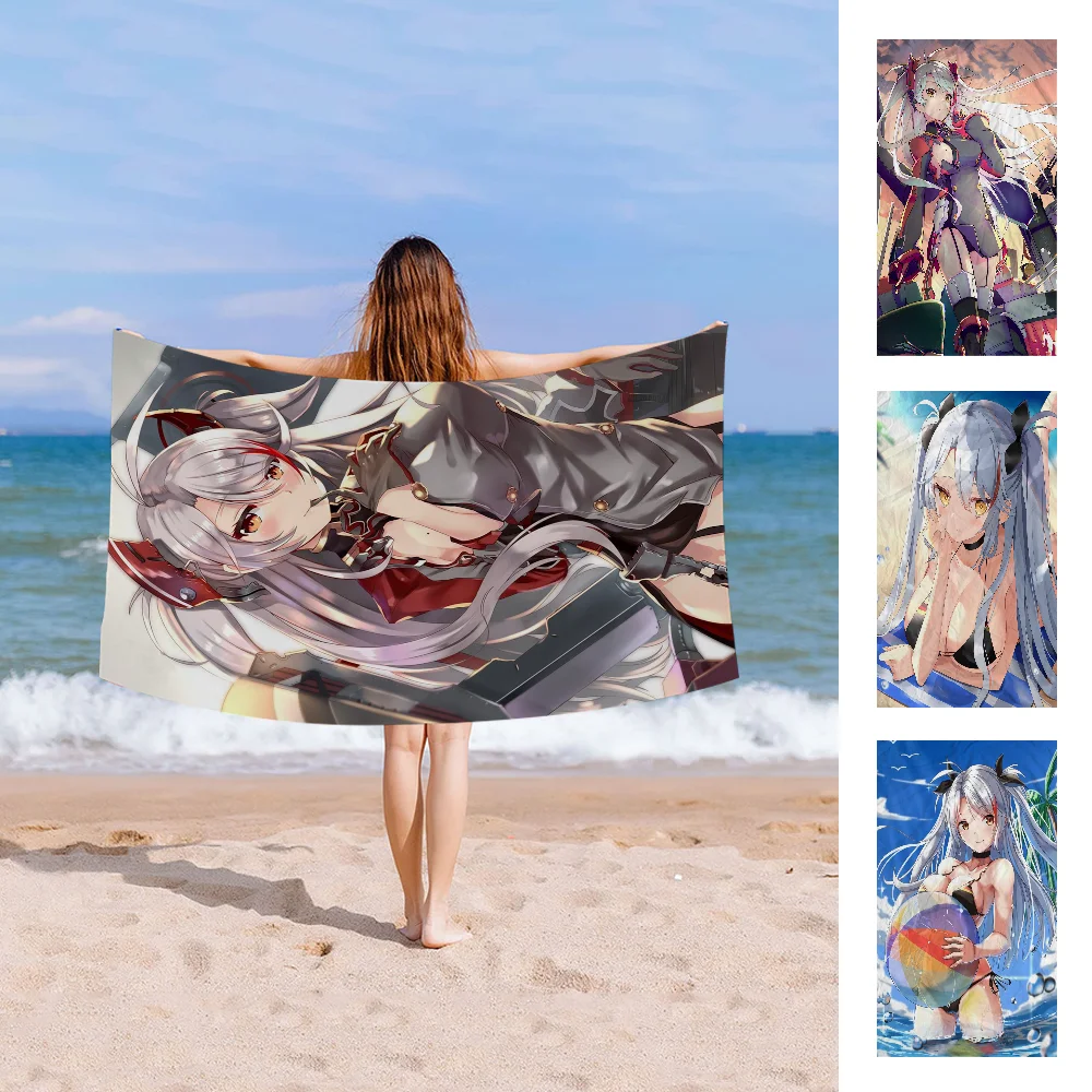 Azur Lane Prinz Eugen Пляжное полотенце Красочные банные полотенца для девочек из