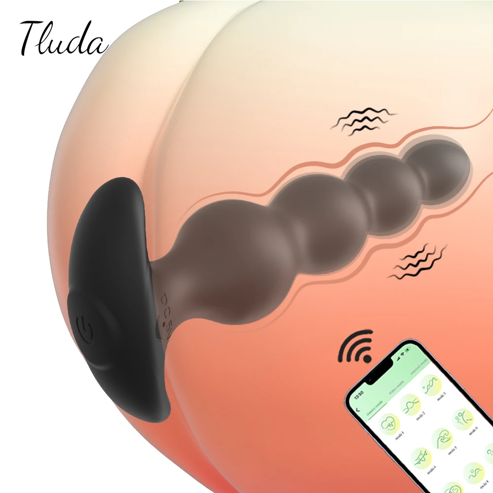 Вибрационный массажер простаты с управлением через приложение для мужчин