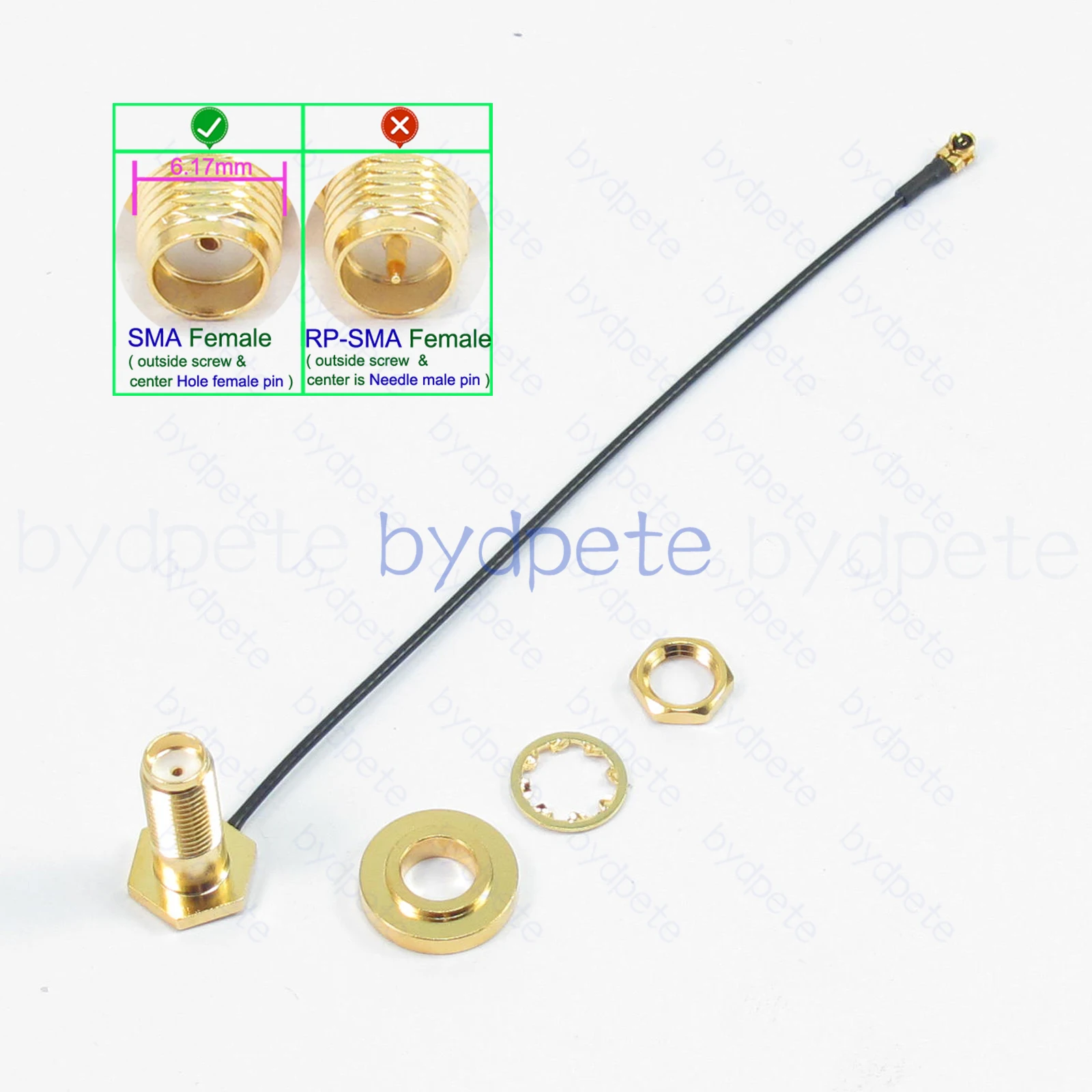 Коаксиальный кабель IPX IPEX U.FL UFL в гнездо SMA 1,13 мм FPV для управления фотоэлементами