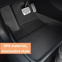 2022 for tesla model3 modely full car floor mats leftright hand drive xpe material all weather 3d surround waterproof texture