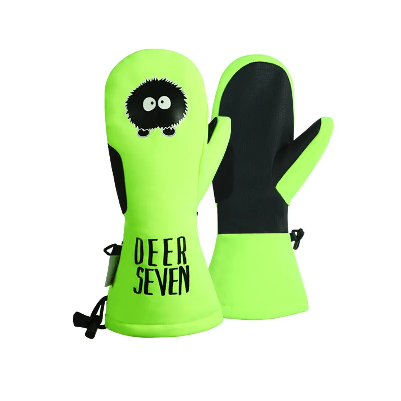 

Лыжные перчатки COECHO с мультяшным рисунком, детские, водонепроницаемые, ветрозащитные, для спорта на открытом воздухе, сноуборда, зимние аксессуары для взрослых