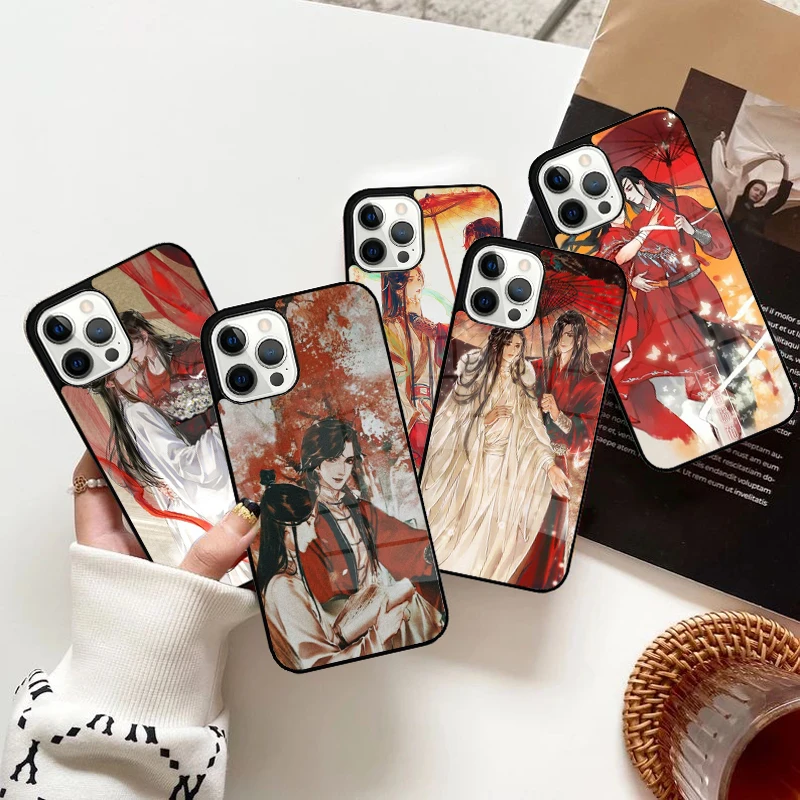 Фото Магнитный чехол для телефона Tian Guan Ci Fu в китайском стиле для iPhone 15, 16, 14, 13 Pro Max 11, 12, мини-чехол Magsafe с беспроводной зарядкой №1