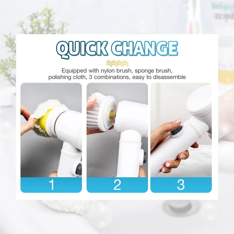 Ручная Беспроводная электрическая щетка для чистки бытовые инструменты кухни