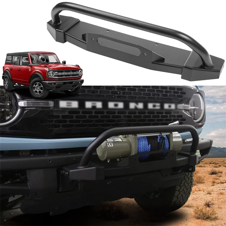 Передний бампер для Ford Bronco аксессуары 2021 2022 сверхмощный внедорожный передний с