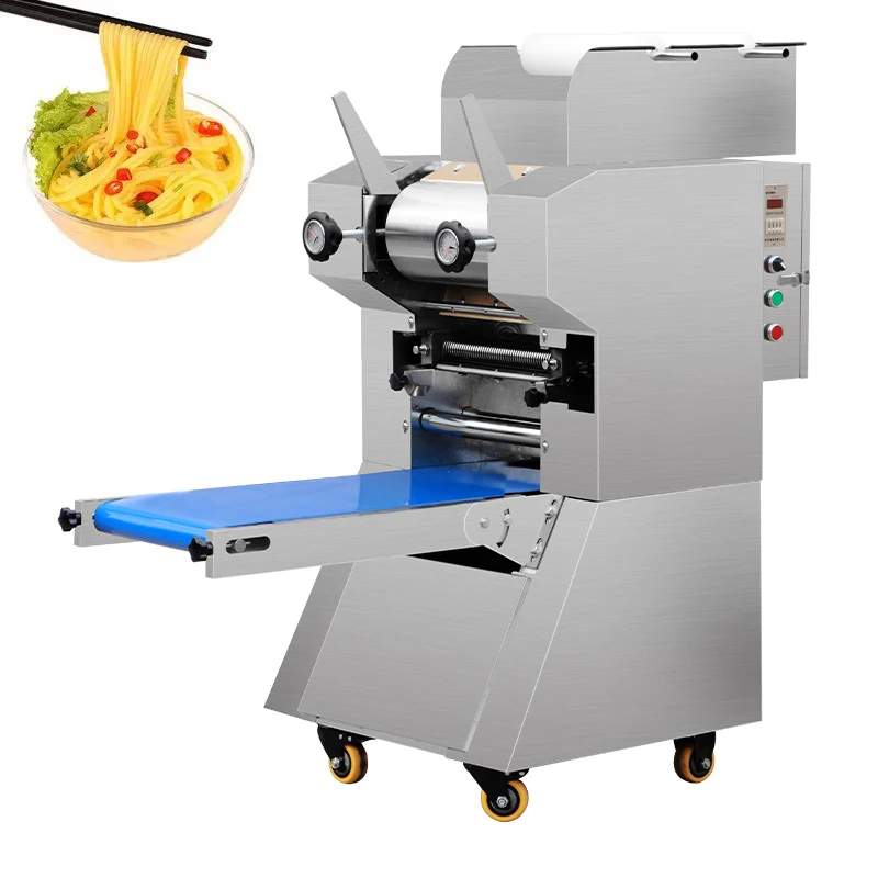 

Электрическая машина для прессования лапши, ролик для теста из нержавеющей стали, машина для упаковки пельменей, коммерческая машина для производства макаронных изделий