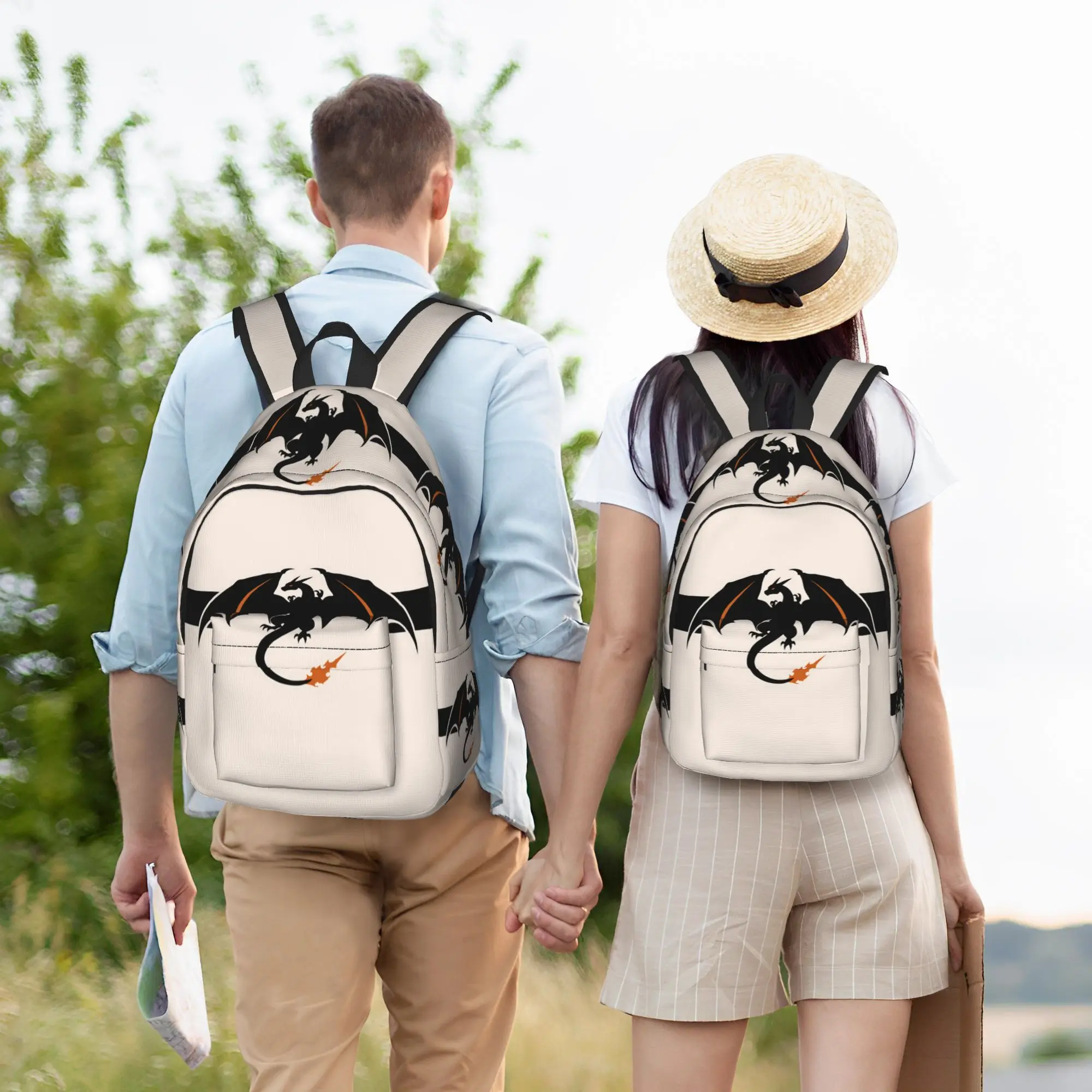Модный рюкзак Pokemon Charizard Mochilas для повседневного использования на работу, с застежкой-молнией (art.: 3920dae5585de) - 3920dae5585de