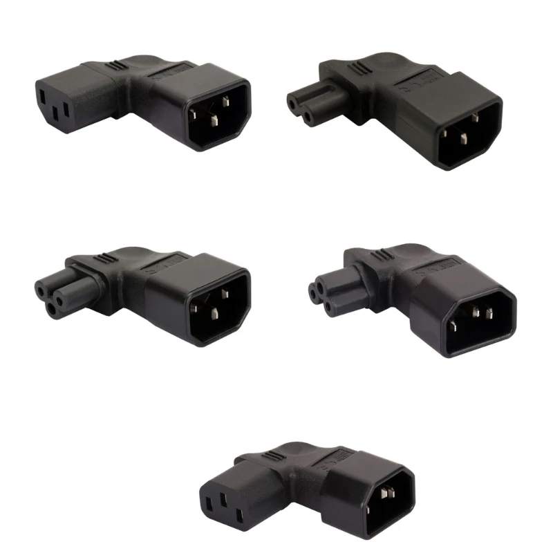 

IEC320 C14 3-pole Power Converter Connector to Female IEC320 C13/C7/C5 Socket Drop Shipping