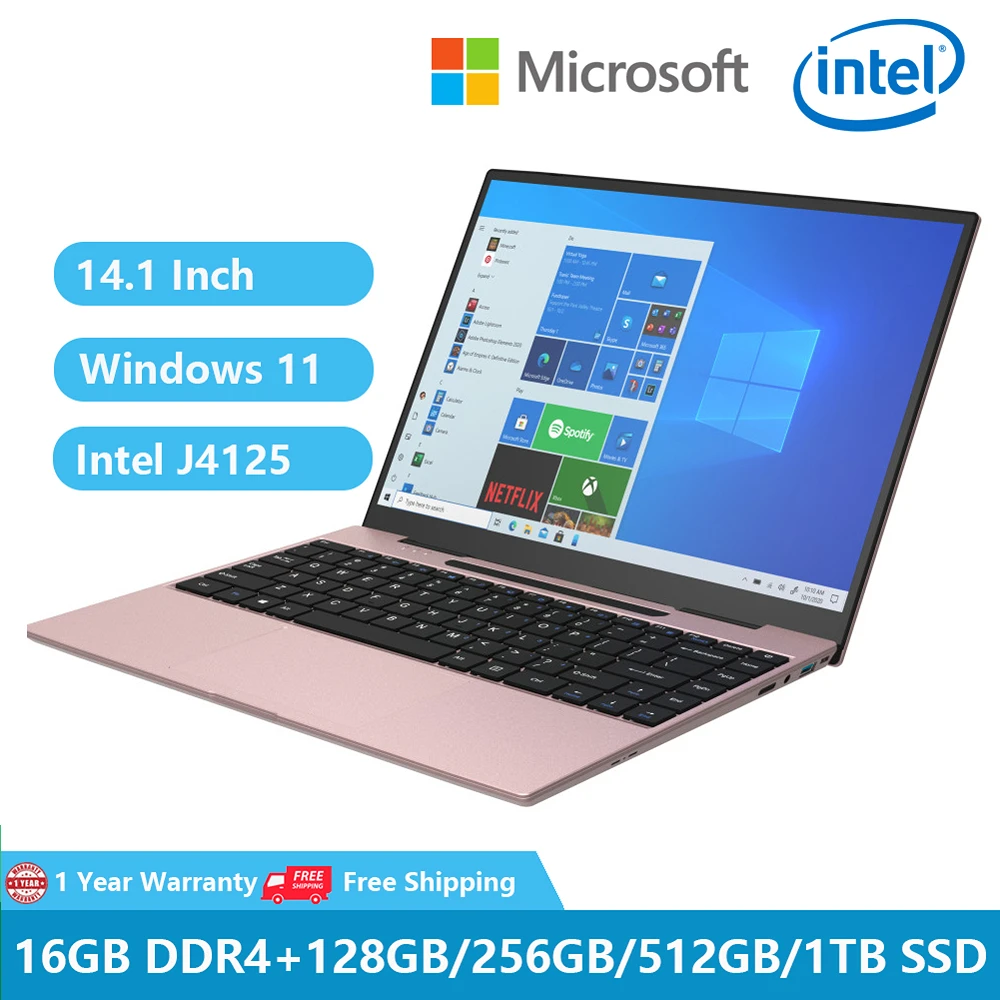 2022 Business Office Laptop Computer NoteBooks Win11 Ultrabook 3K 14.1