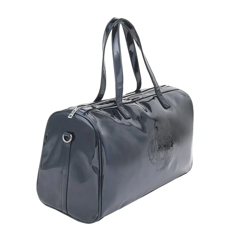 Luxury Women's Shinny Leather PVC Weekender Travel Duffel Bag