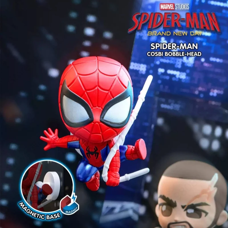 Фото Коллекционная фигурка Hot Toys Marvel Spider-Man: Brand New Day Cosbi Blind Box — редкий, милый герой в стиле Blind Box, подарок для коллекционеров №4