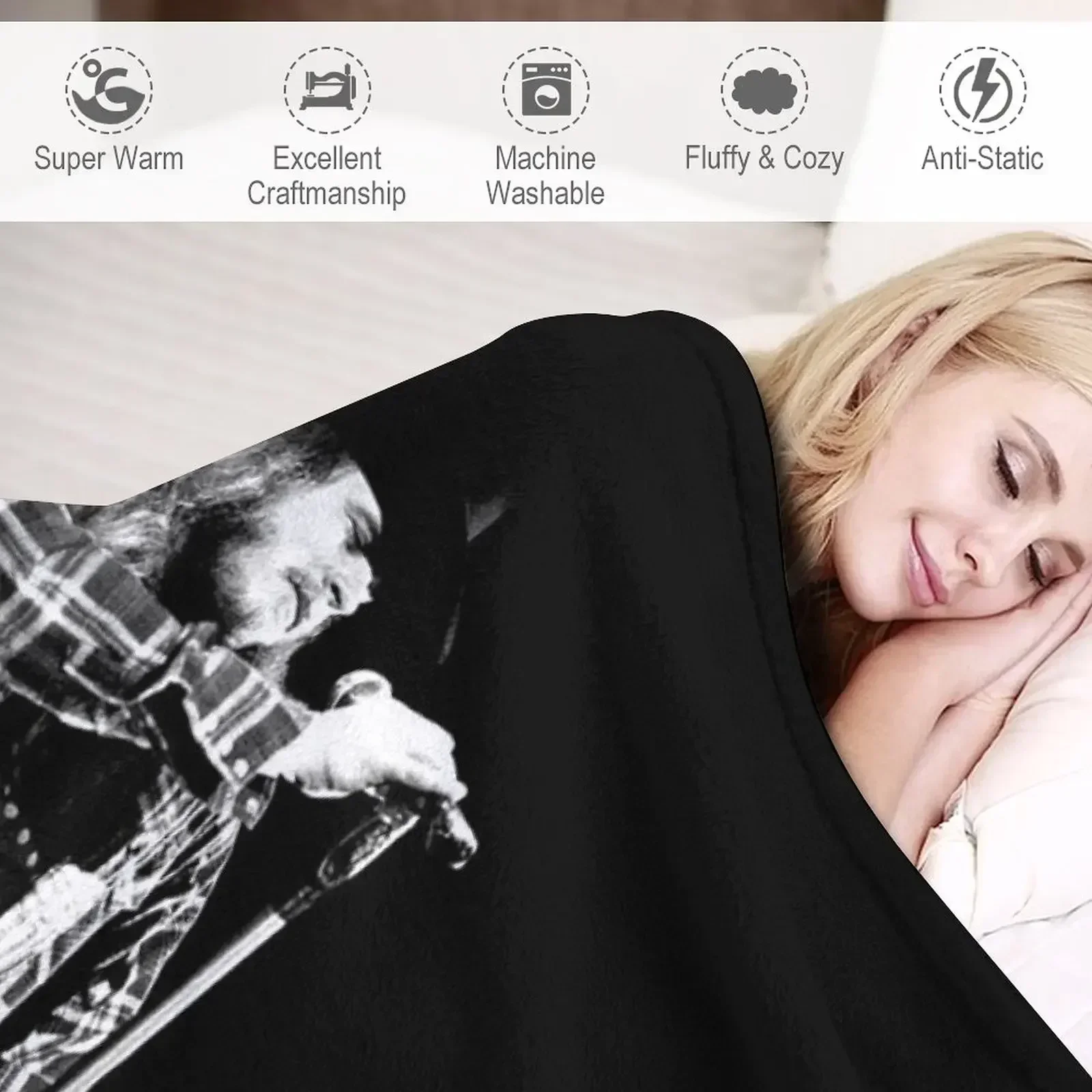 Ron-nie V?n z?nt 1948-1977 Подарок для фанатов мужчин и женщин Пледы Декоративные кровати