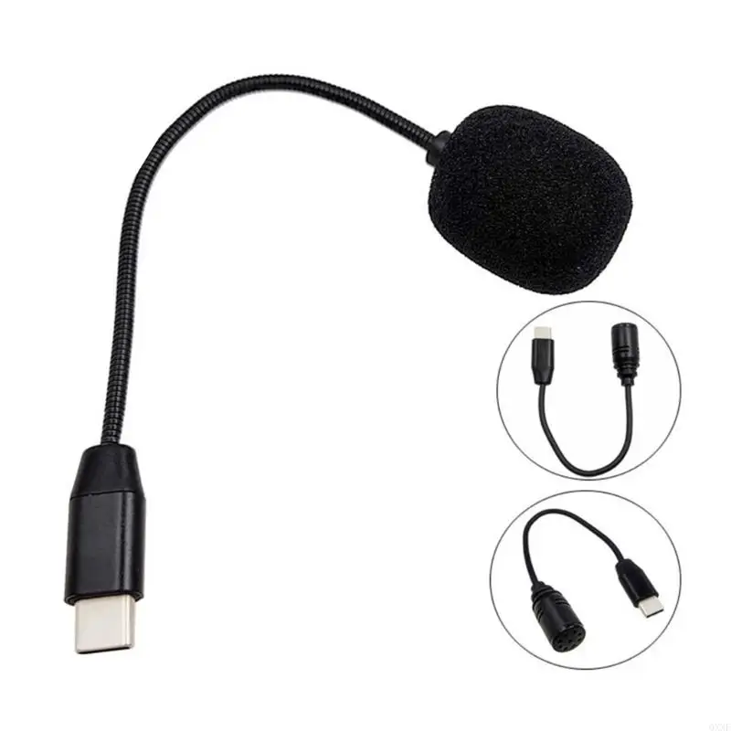 Фото QXNF USB C компьютерный микрофон для таблеток для телефона OmniDectional Condenser Microphone №5