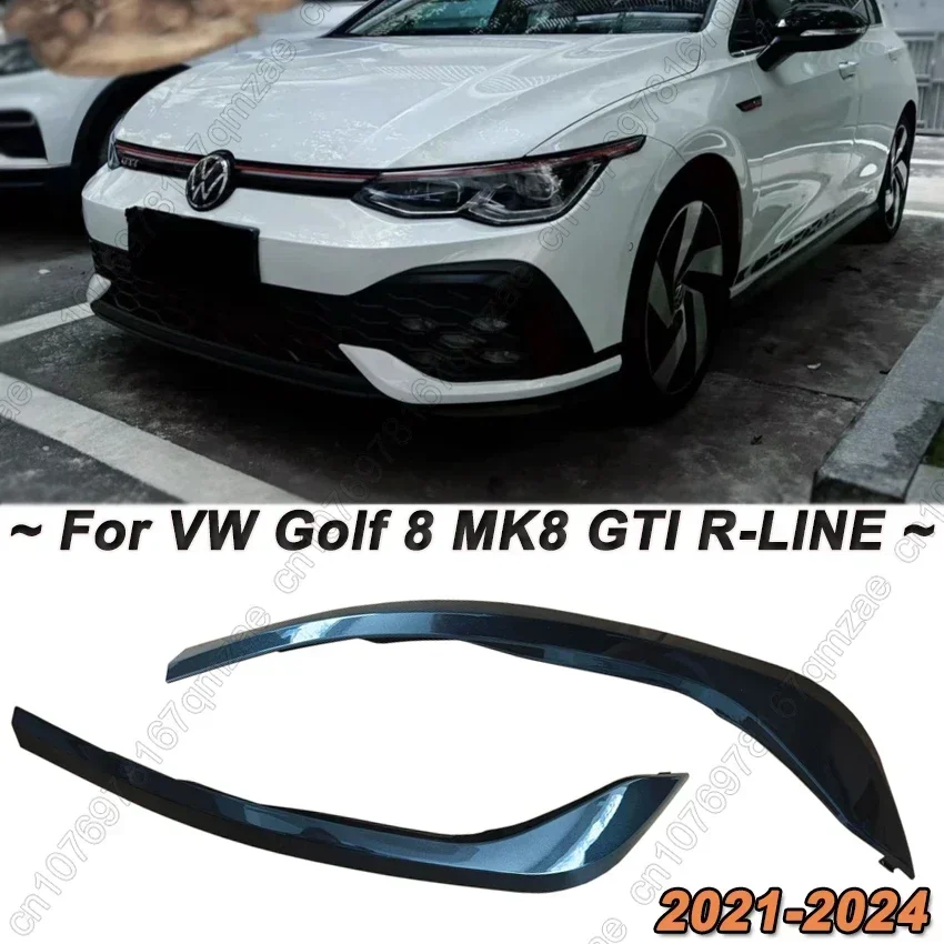 Для VW Golf 8 MK8 GTI R-Line 2021-2024 передняя противотуманная фара Orotective крышка рамка