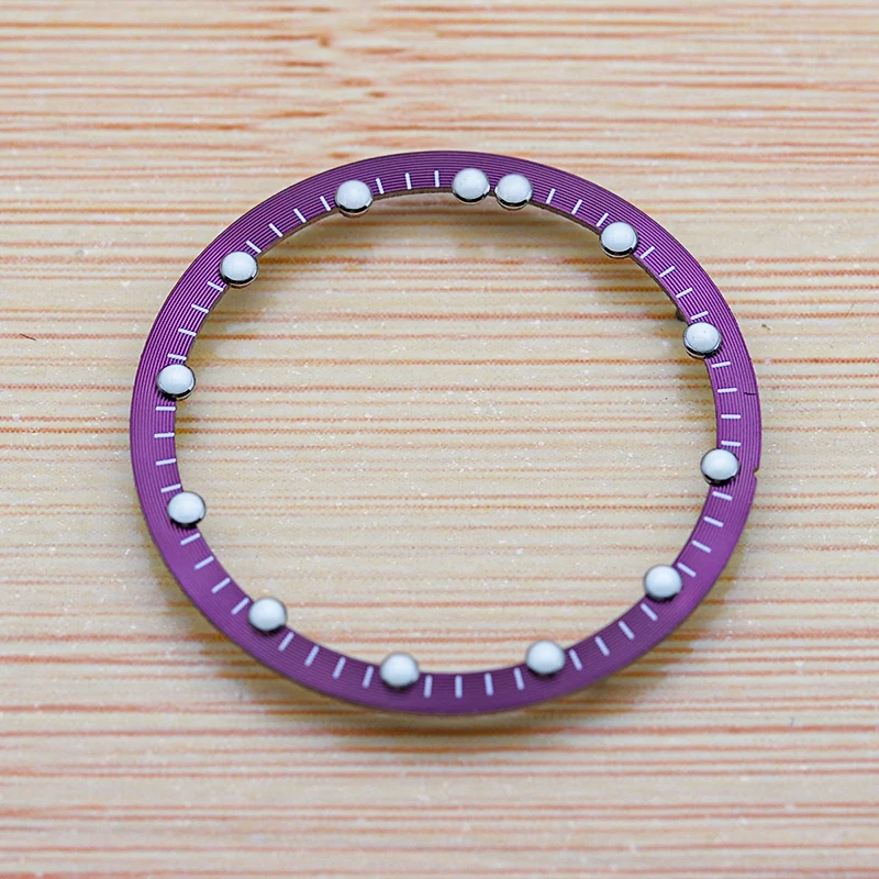 Mod 28.5mm*24.5mm NH70 Movement Skeleton Dial C3 Green Luminous Chapter Ring Dial Fit Seiko Watch Repair and Replace Accessories