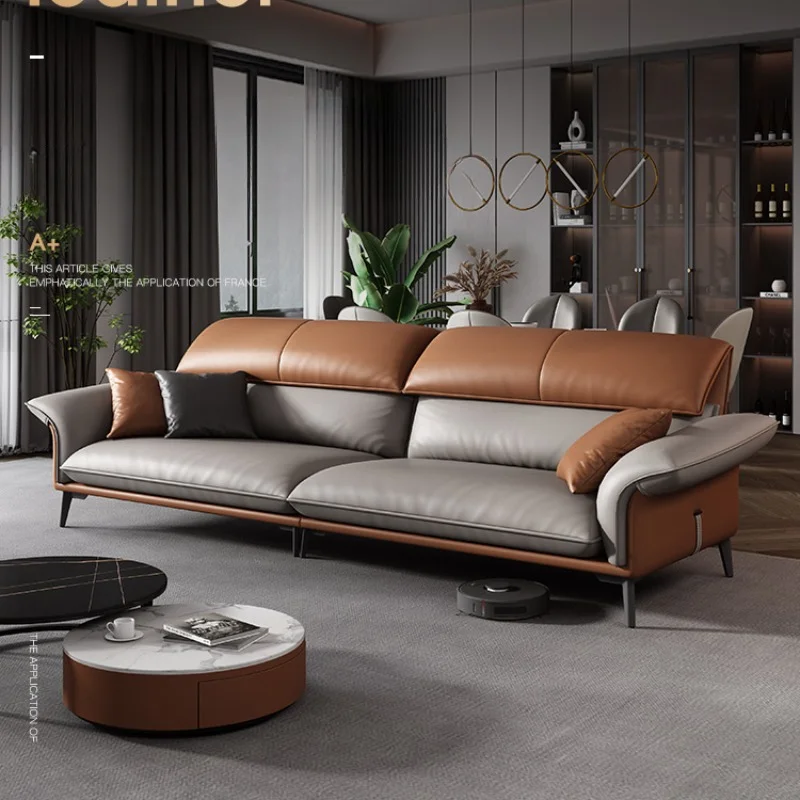 

Роскошные диваны в скандинавском стиле для гостиной, кожаные одиночные кресла, современные диваны для гостиной, ленивый пол, диван для салонного зала, домашняя мебель SR50LS
