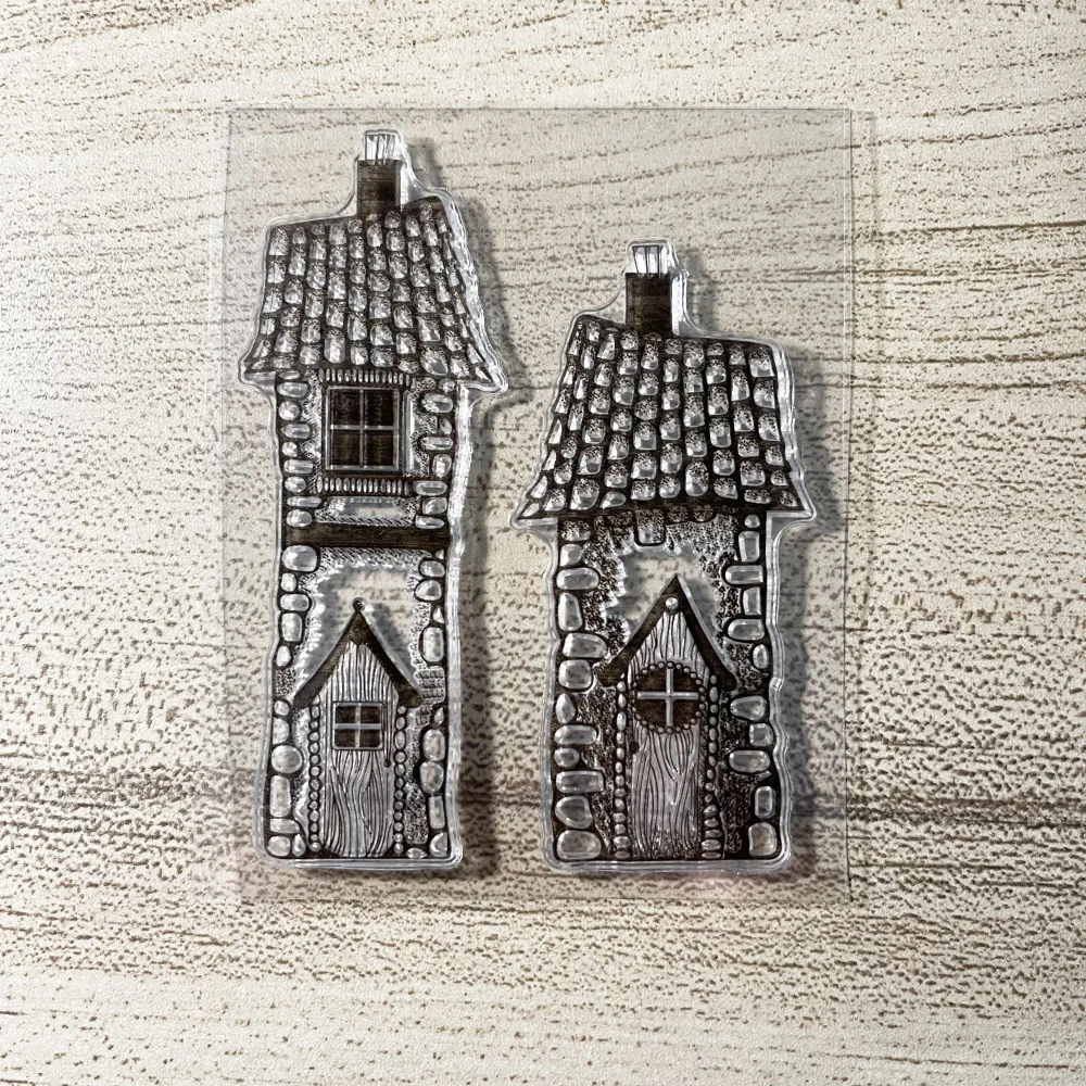 

House Clear Stamps for DIY Scrapbooking Card Transparent Silicone Stamp Making Photo Album Crafts Decoration