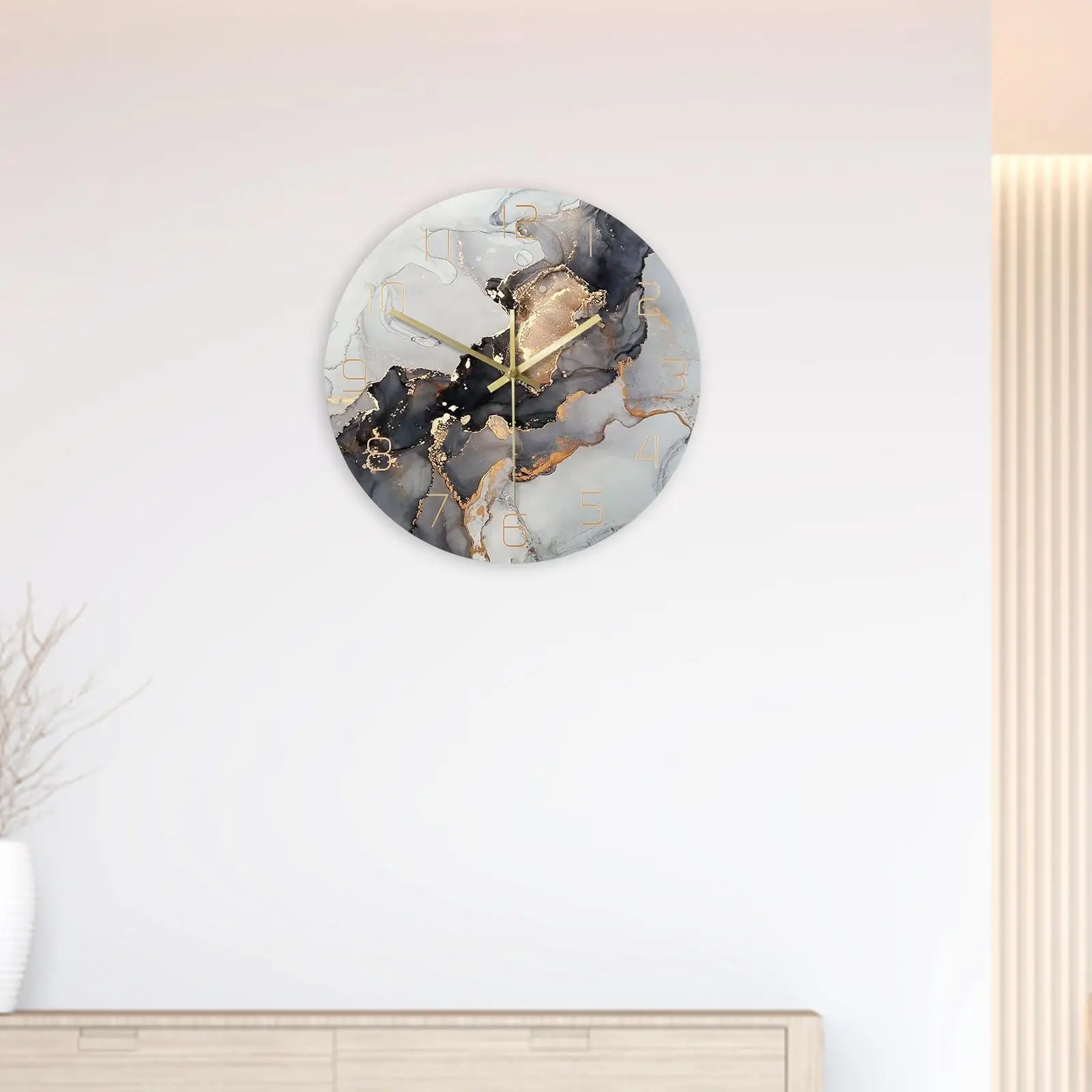 

Clock Arabic Numerals Decoration for Living Room Hotel