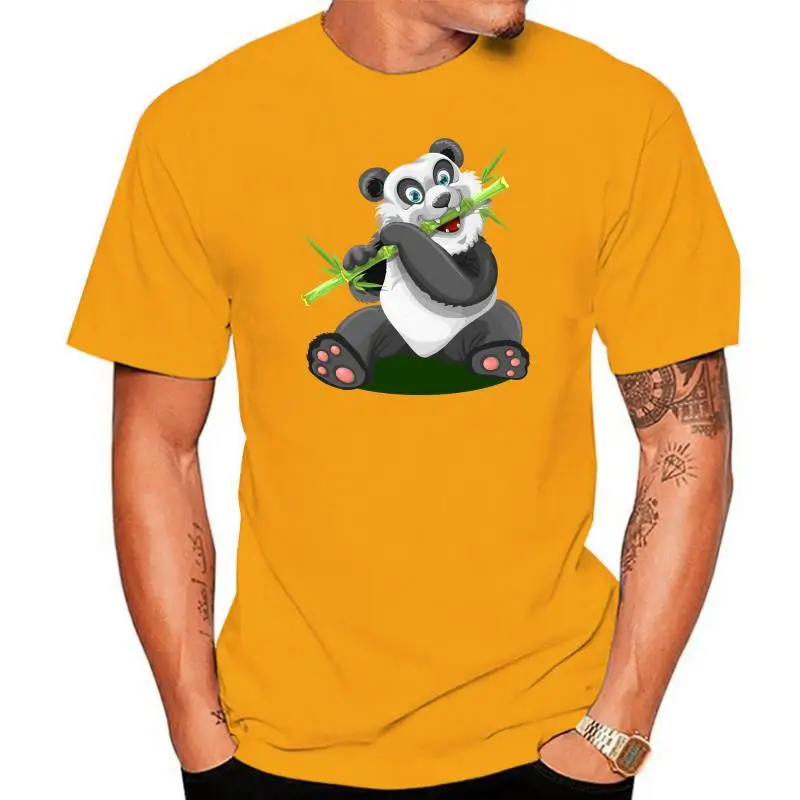 

Men t-shirt Panda with bamboo tshirt Women t shirt