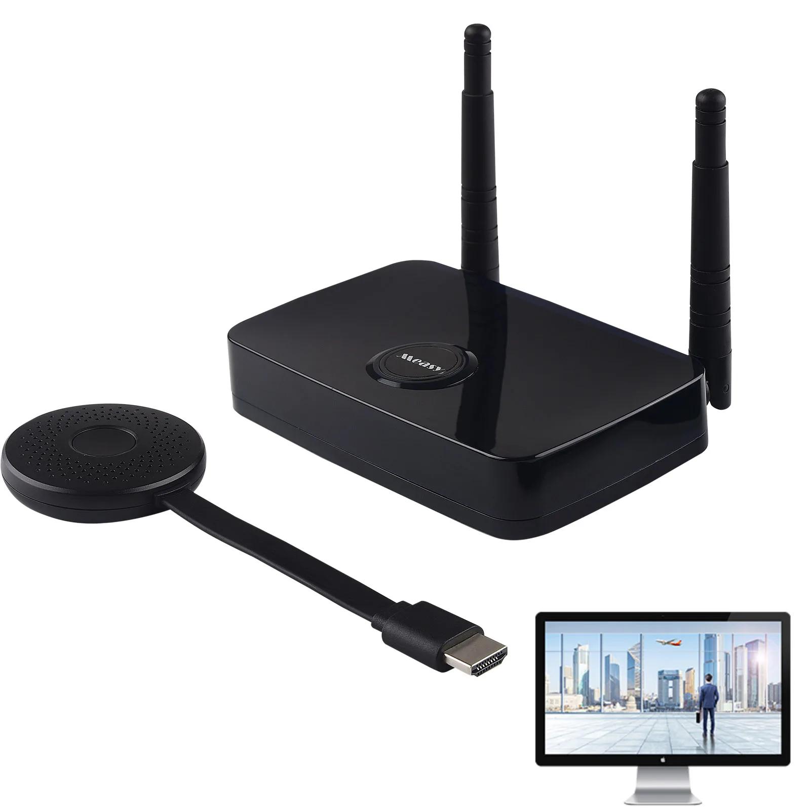 

Wireless Transmitter And Receiver Kit 4K HD Screen Casting Device 4K Adapter Support Player Streaming Video From Laptop PC Phone