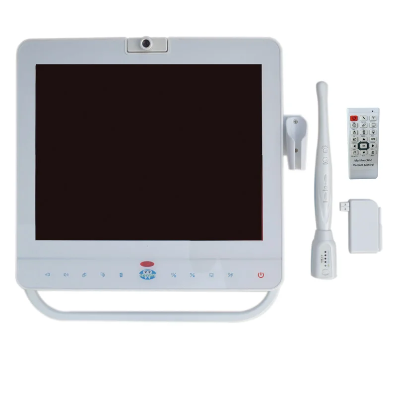 

Hot sale Dental 15 inch monitor Intra oral camera monitor machine remote control wireless dental intraoral camera