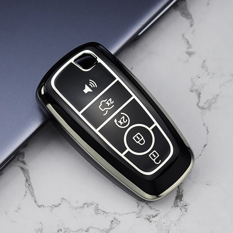 

Чехол для автомобильного ключа, с 3/4/5 кнопками, для Ford Fusion Edge Mustang Explorer F150 F250 F350 F450