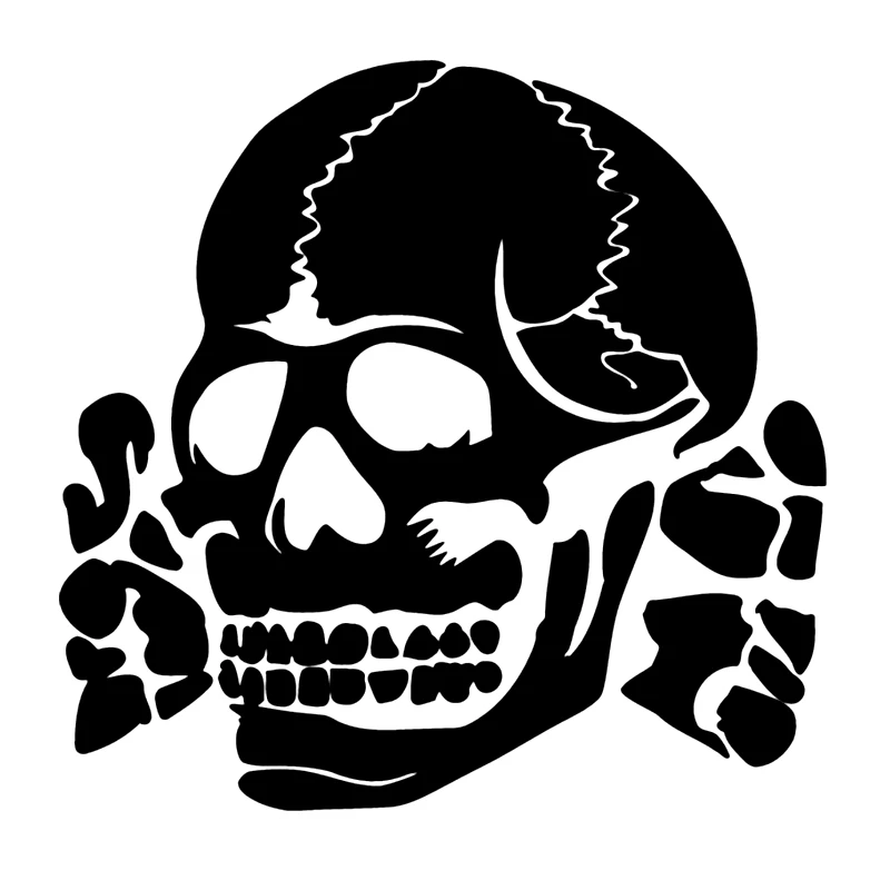 

Creative Skull Personalized Car Sticker PVC Body Window Applique Laptop Decoration High Quality Waterproof Sunscreen Auto Decal