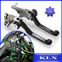 cnc dirt bike pivot foldable brake clutch lever black for kawasaki klx125 klx150 klx250 klx230 klx 125 150 s bf l 230 r 250 s sf