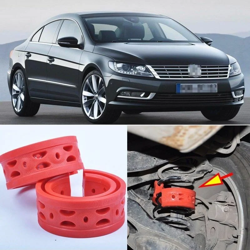 

2Pcs Rear Air Suspension Shock Bumper Spring Coil Cushion Buffer For VOLKSWAGEN CC