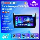 Автомагнитола NAVISTART DSP 2 din для VW Volkswagen VW POLO 2012-2017, GPS-навигация, мультимедийный видеоплеер, Android 10, 4G, Wi-Fi, DSP