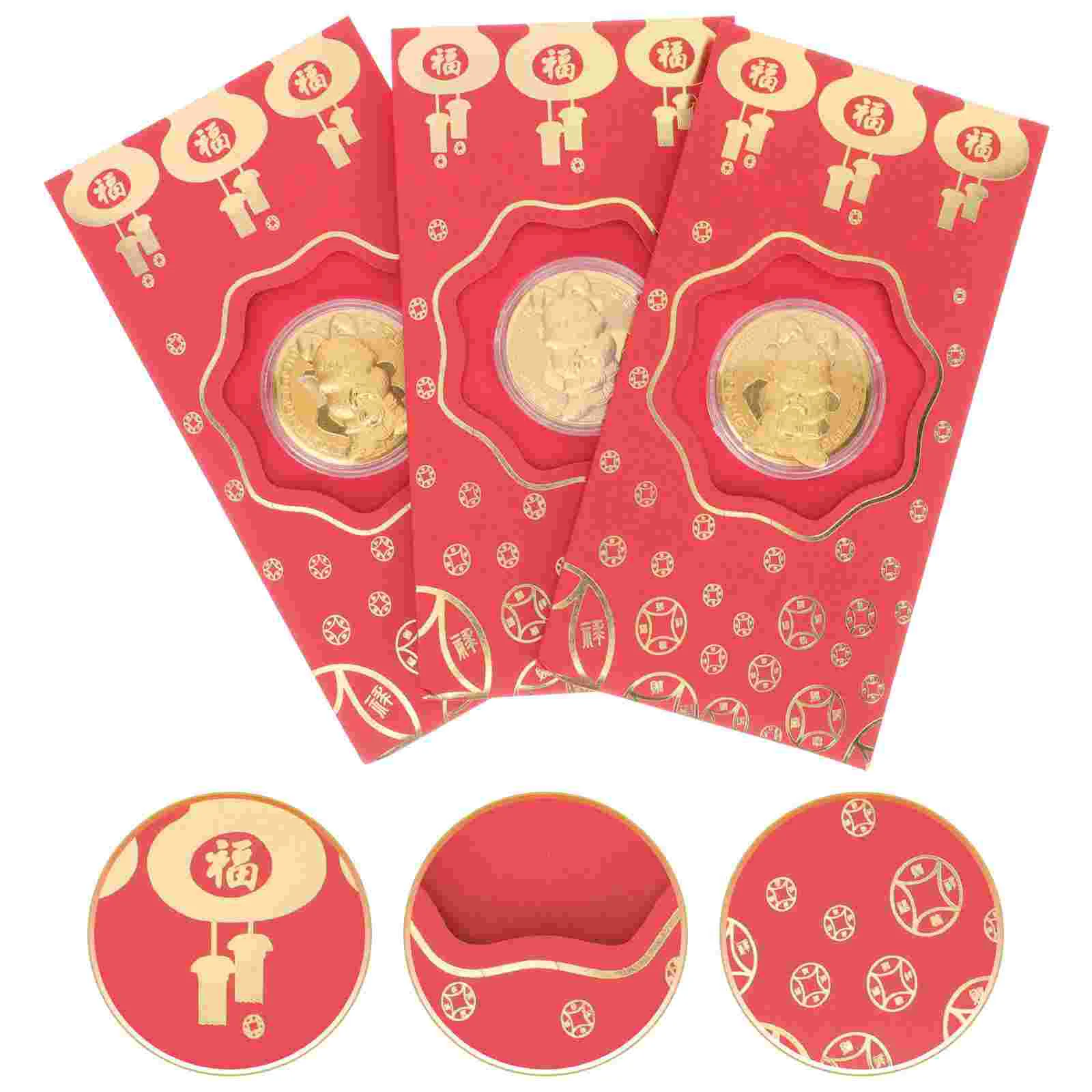 

Red Envelopes Year Money Packets New Packet Chinese Festival Rabbit Spring Lucky Envelope Bunny Pocket Gift Bag Bao Hongpaper