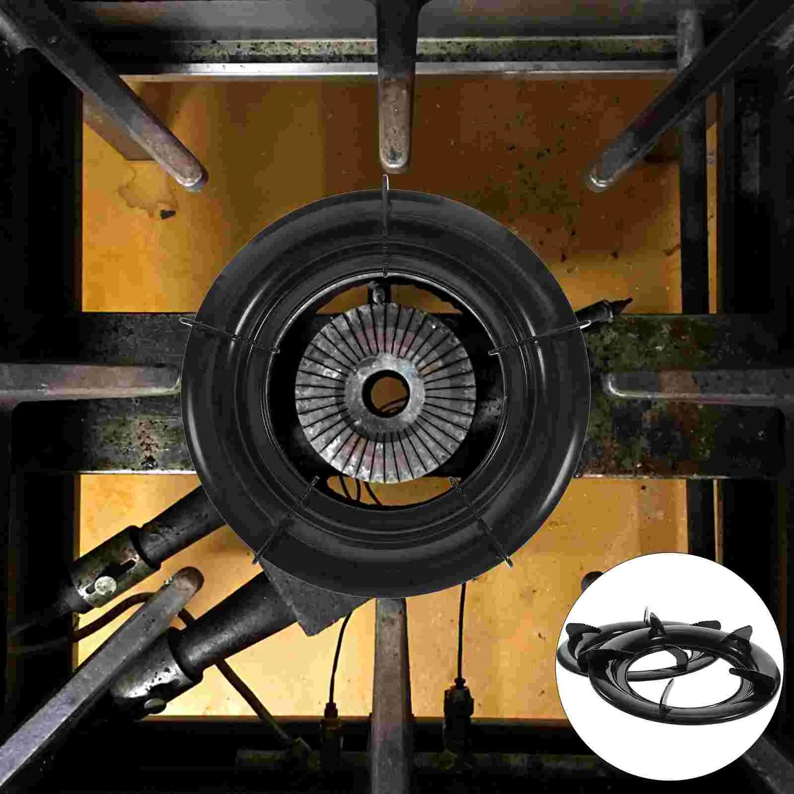 

Wok Stove Gas Ring Rack Support Burner Stand Iron Kitchen Holder Cast Replacement Pot Cooktop Grates Non Trivet Grate Range