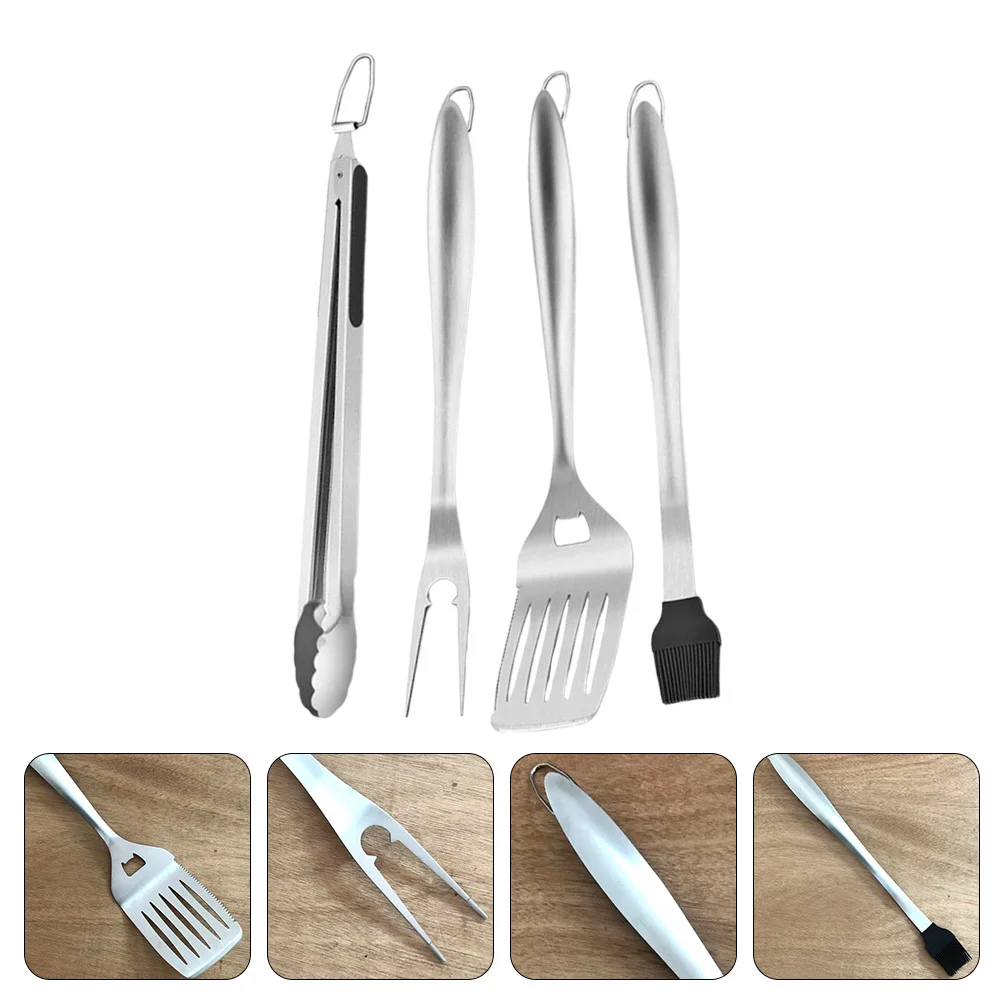 

1 Набор, удобные щипцы для гриля, портативный щипцы для барбекю, профессиональный шпатель для гриля