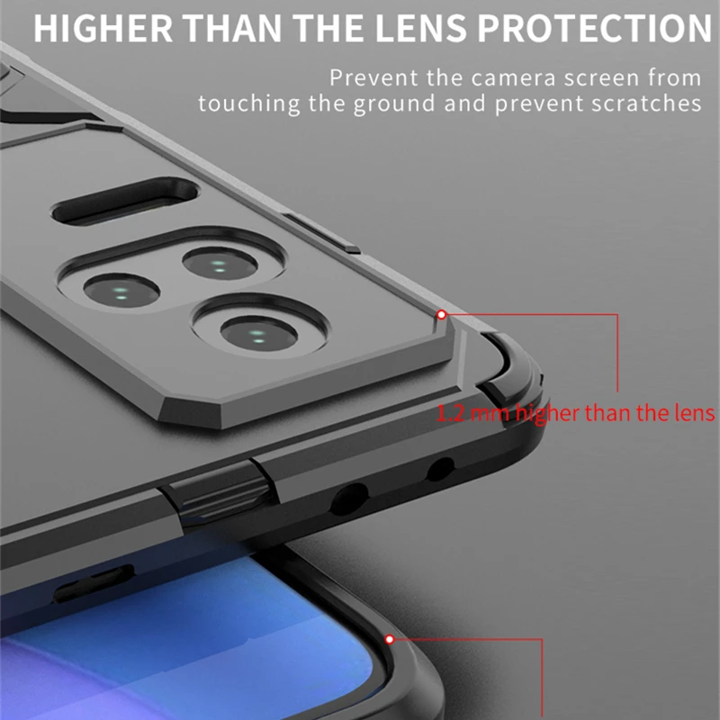 For Xiaom Redmi K50 Pro Case Protective Case For Redmi K50 Pro Cover Silicone Armor Phone Holder Cover For Redmi K50 Gaming Case