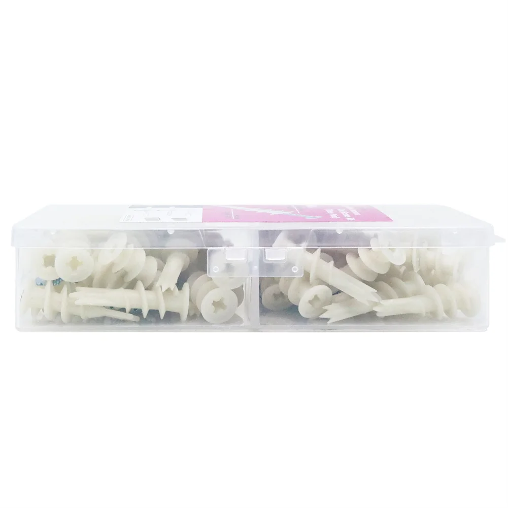 

Three Point Plastic Anchor To Drill Drywall Set Screws Anchors And Screws Kit Corrosion Ageing Resistance Home Improvement