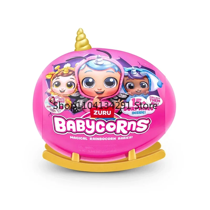Игрушка ZURU Corn Magic Rainbow Corn Series 1, маленький размер, интерактивная подставка, игрушка-сюрприз, волшебное яйцо, игрушка для игрового домика (art.: 3920dbabff7bc) - 3920dbabff7bc