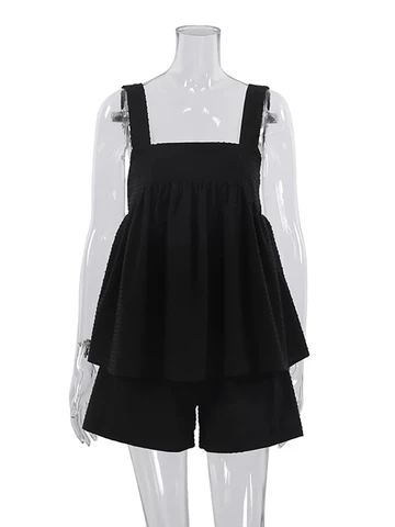 Пижама женская повседневная из хлопка - изображение