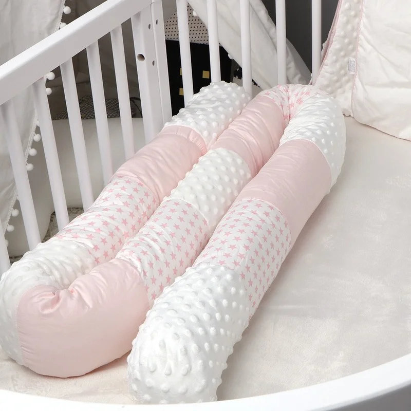 

Bed 250cm Enclosure Lengthened Stitching Children's Crib Removable and Washable Baby Sleep Guardrail Beds Support cama infantil