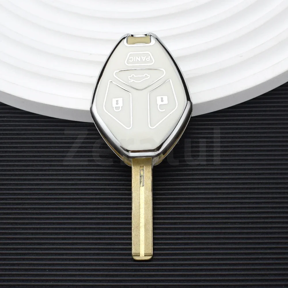 

4-кнопочный чехол из ТПУ с дистанционным управлением, чехол-брелок для Mitsubishi Lancer Outlander Endeavour Galant, защитные аксессуары без ключа