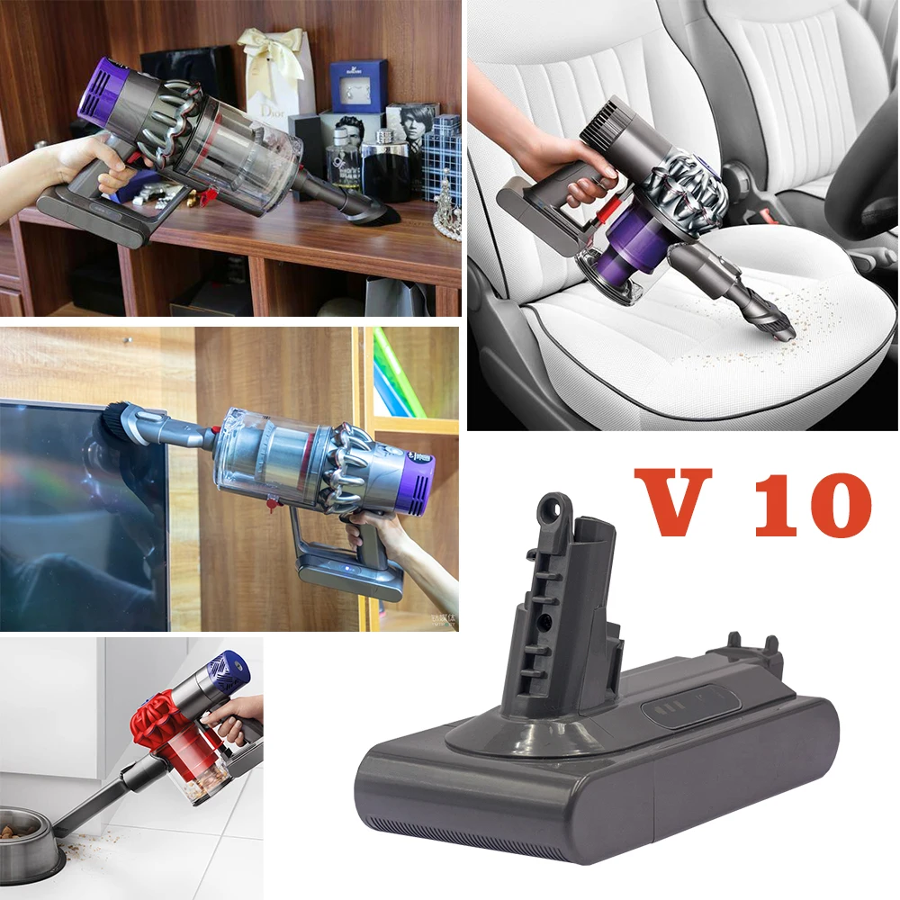 Подходит для Dyson V10 аккумуляторная батарея 25 2 в 6000 мАч беспроводной ручной