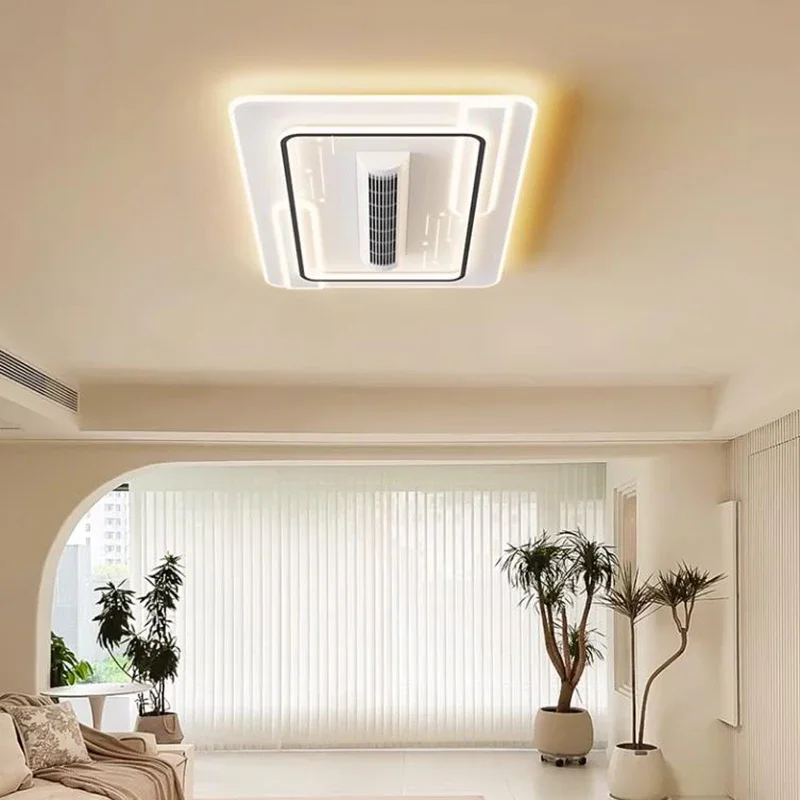 Современная вентилируемая лампа потолочные вентиляторы электрическая спальня