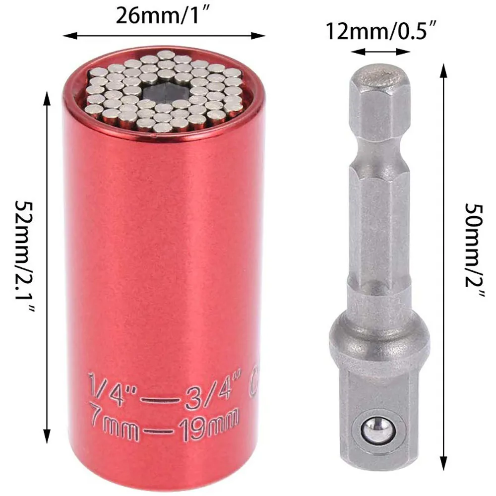 Universal Hardware Torque Wrench Head Set Socket Sleeve In 7-19mm Spanner Portable Multi Hand Tools car disassembly tool |