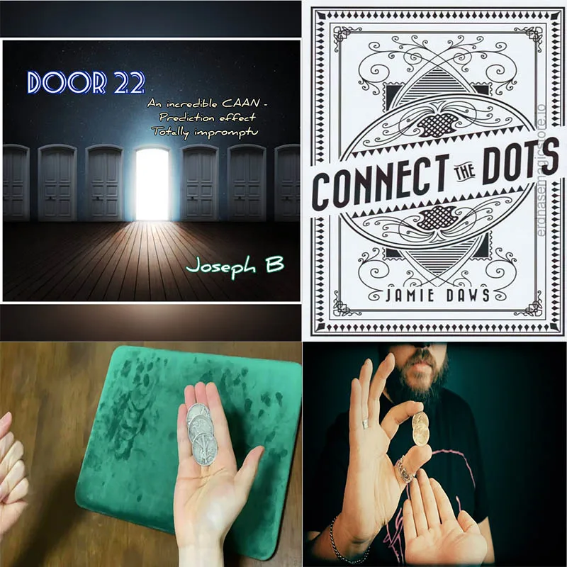 Дверь 22 от Джозефа Б соедините точки Джейми Доуми монеты через руки Calvin Просте