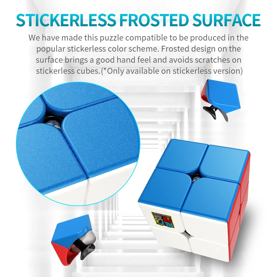 MoYu 2x2x2 Speed Cube Профессиональный Мини-волшебный Куб-головоломка Для Тренировки