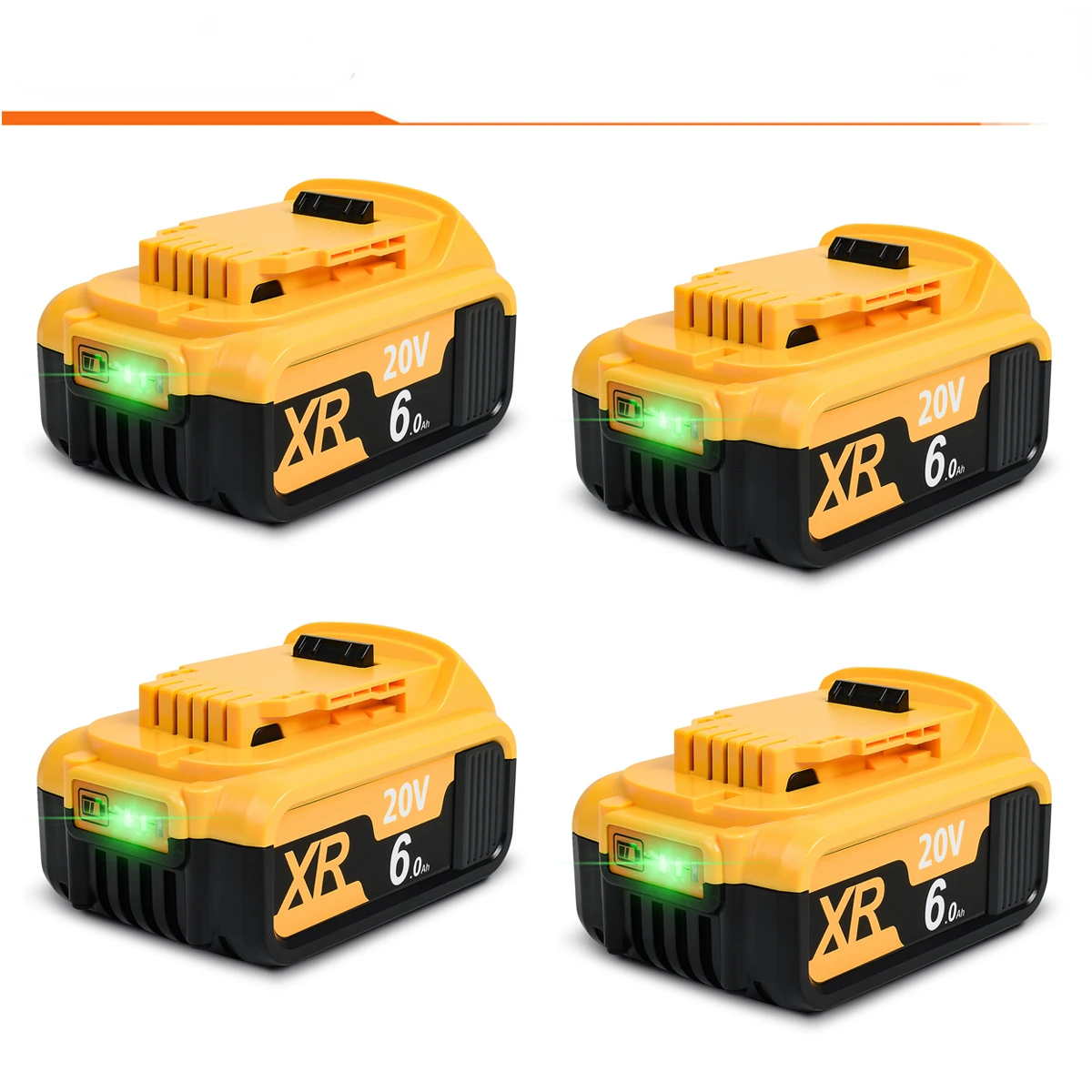 

2023New 6000mAh 20V Сменный аккумулятор для DeWalt 18V DCB184 DCB200 DCB182 DCB180 DCB181 DCB182 DCB201 L50 Аккумулятор для электроинструментов