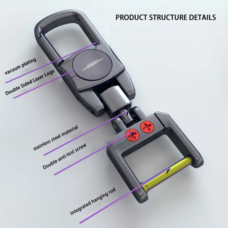 Автомобильный металлический брелок для ключей Подвеска кожаное кольцо
