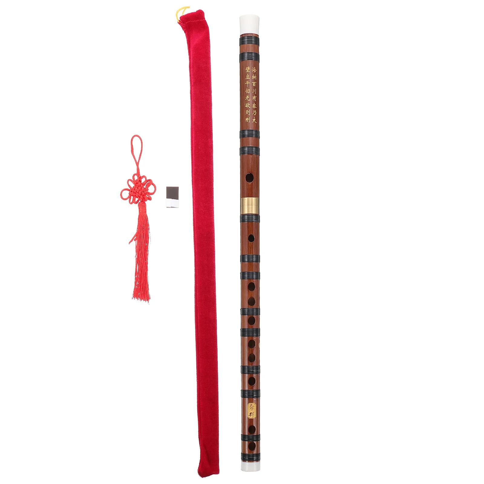 

of Chinese Style Bamboo Flute Kids Adults Portable Flute for Beginner C-F Tone